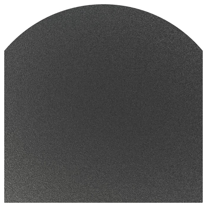 Лист притопочный прямой-радиус, чёрный, сталь 1,5 мм, 100 х 100 см