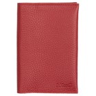 Обложка для паспорта б/застежки, н/кожа, красный (DM-PS05-F007) Обложка для паспорта б/застежки, н/кожа, красный (DM-PS05-F007)