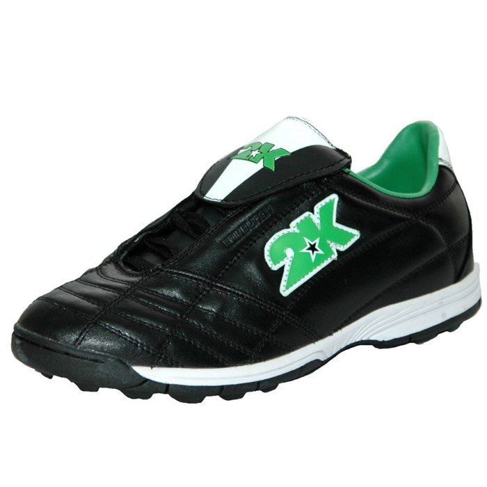 Бутсы футбольные 2K Sport Edinburgh turf, black/green, размер 45,5