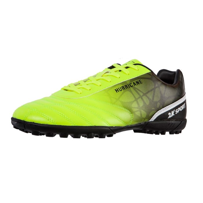 Футбольные бутсы 2K Sport Hurricane TF, lime/black, размер 39