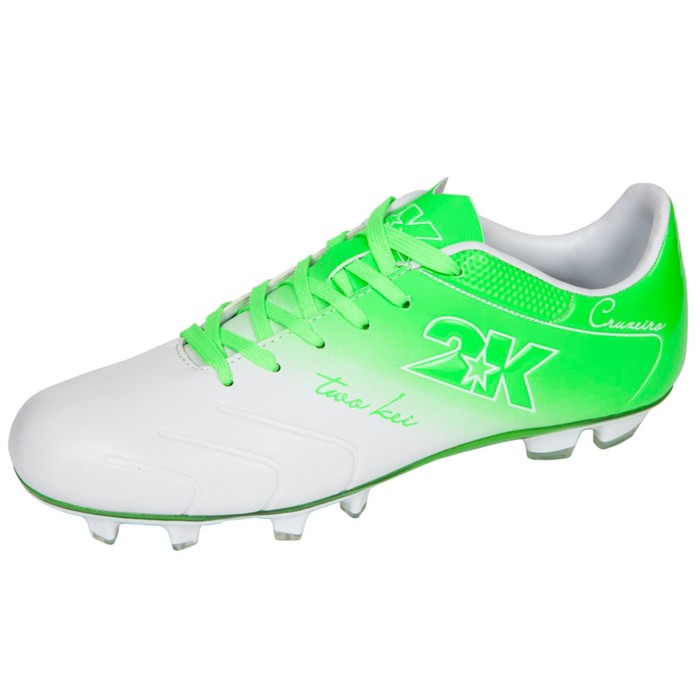 Футбольные бутсы 2K Sport Cruzeiro, white/green, размер 42