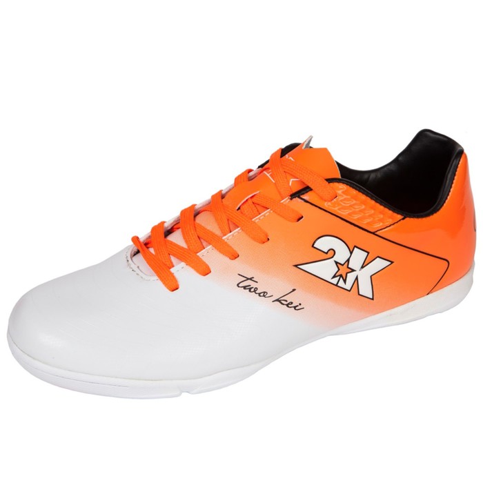 Бутсы футзальные 2K Sport Santos, white/orange, размер 41