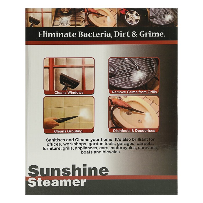 Отпариватель Sunshine Steamer, ручной, 1 л, 1000 Вт - фото 35418