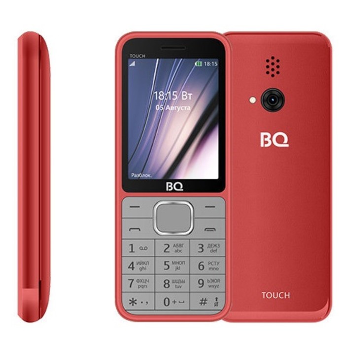 Сотовый телефон BQ M-2429 Touch Red, красный