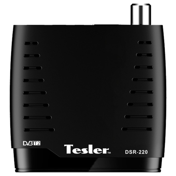 Цифровая ТВ приставка TESLER DSR-220 DVB-T2 черный