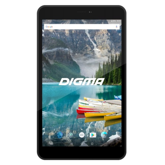 Планшет Digma Plane 8558 LTE Graphite Black 8&quot; IPS,1280x800,1Gb+16Gb,2Mp, цвет черный графит  344415