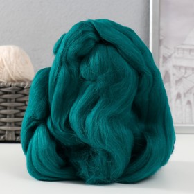 Wool for felting 100% halftone wool 50 gr (041 Emerald)