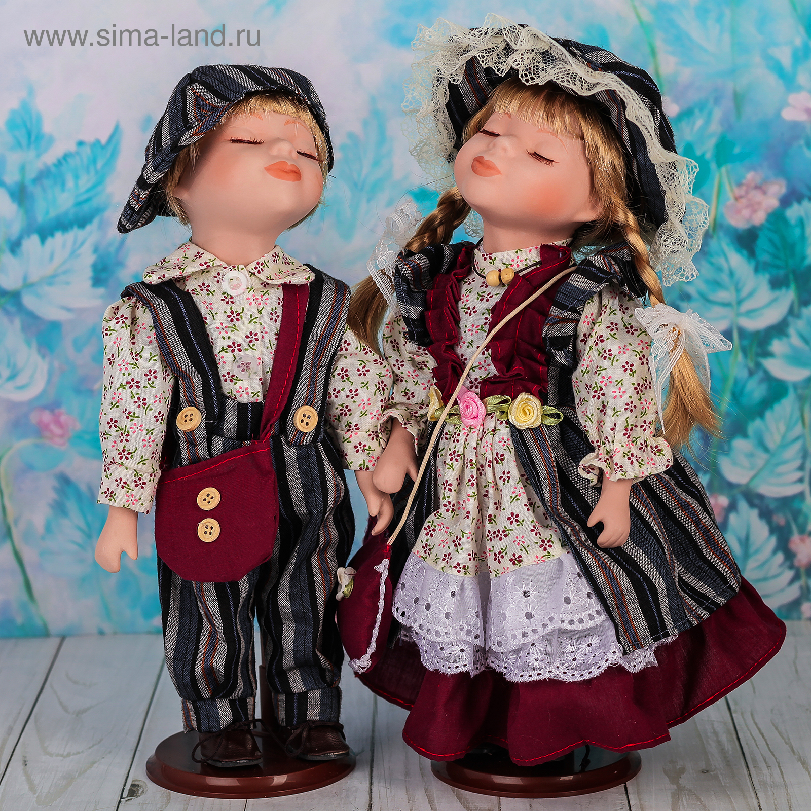 Кукла поцелуйчик. Коллекционные куклы пара. Интерьерная кукла. Керамические куклы. Кукла пара.