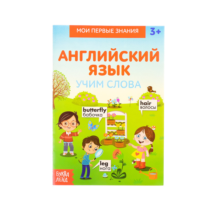 Книжка- шпаргалка по английскому языку &quot;Учим слова&quot;  8 стр.