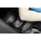 Cushion on armrest, eco leather, black