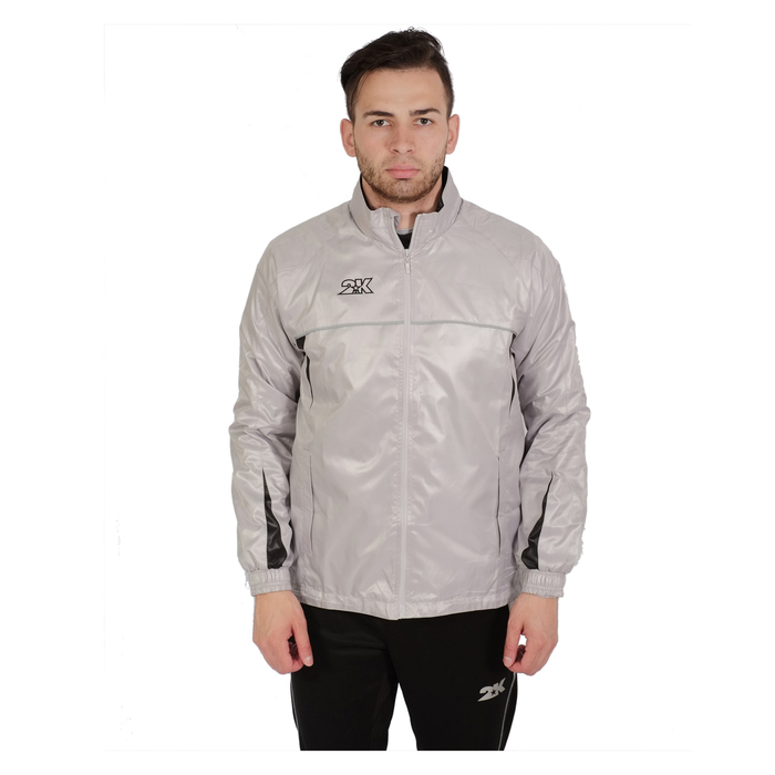 Ветровка 2K Sport Agio, silver/black, 140