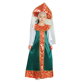 Карнавальный костюм "Хозяйка медной горы" для девочки, рост 110-116 см