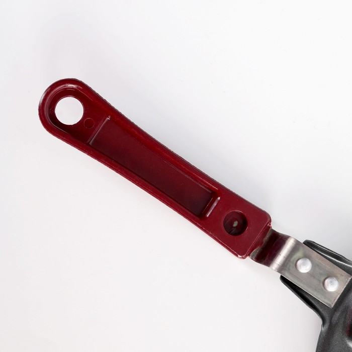 Сковорода Доляна «Яблоко», d=12 см, антипригарное покрытие, цвет чёрный - фото 797563435