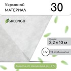 Материал укрывной, 10 × 3,2 м, плотность 30 г/м², с УФ-стабилизатором, белый, Greengo, Эконом 20% 3346952