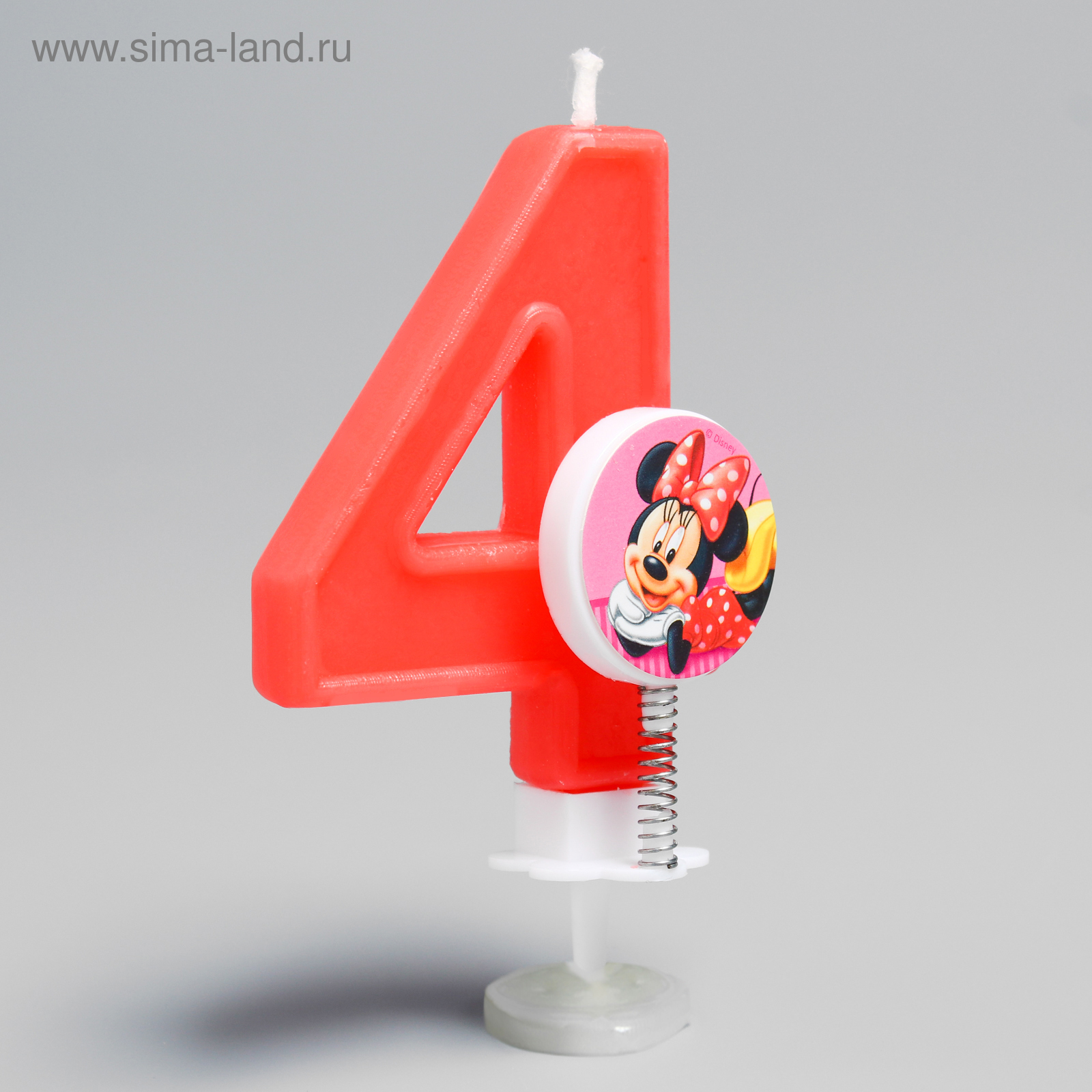 Цифра 4 минни маус