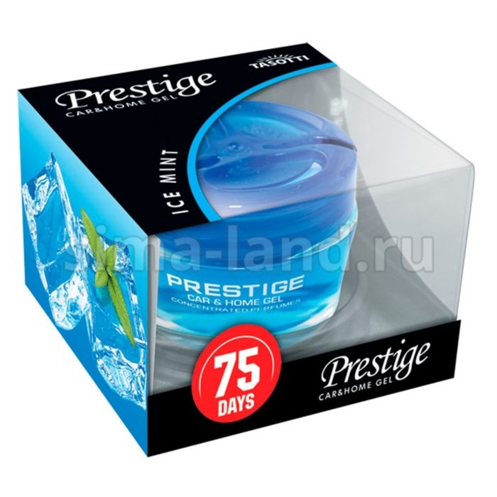 Ароматизатор TASOTTI, гелевый &quot;GEL PRESTIGE&quot;, Ice Mint, 50 мл