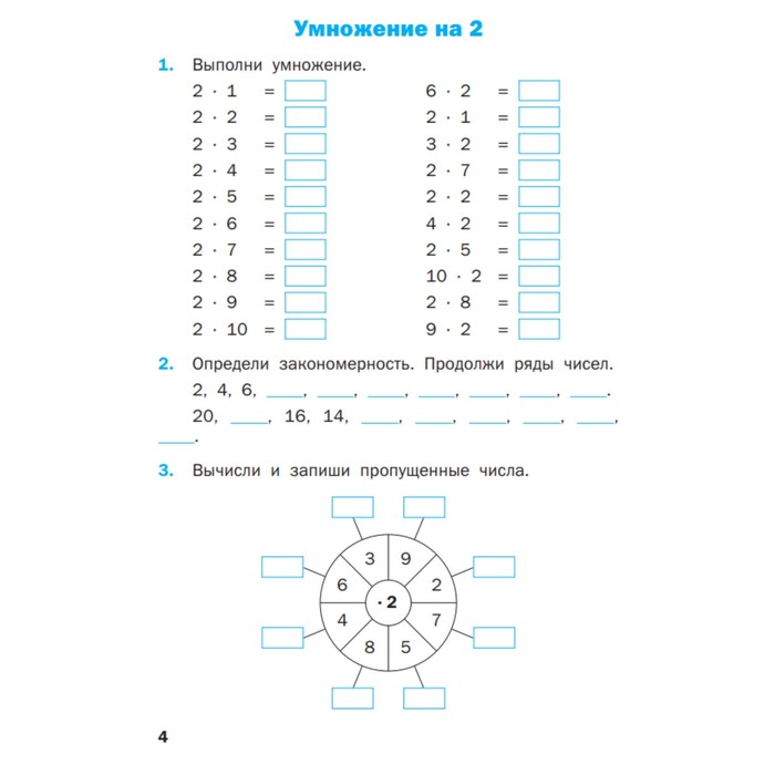 Таблица умножения на 2 презентация 2 класс тренажер