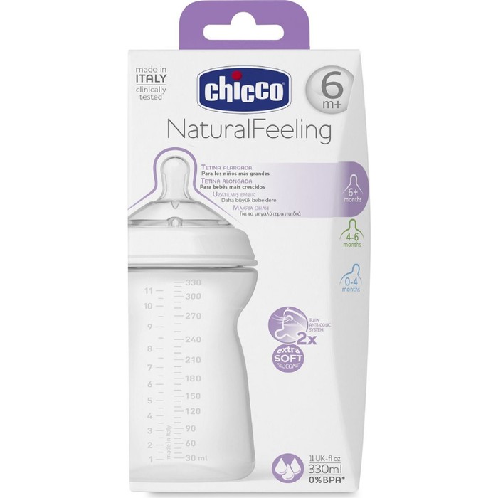 Бутылочка chicco step up для каш 6