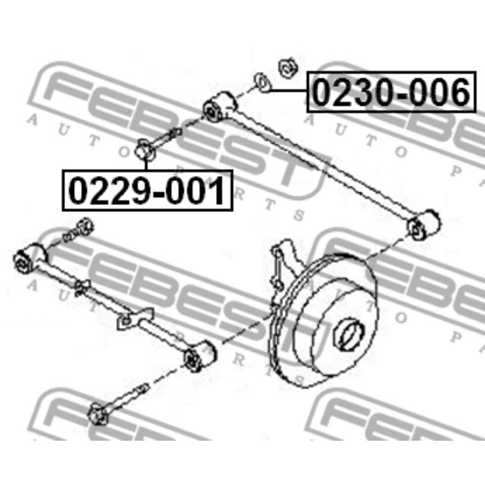 6.229. FEBEST 0229-001. 55226ja01c. 0229-005 FEBEST. 0229-T31-Kit.