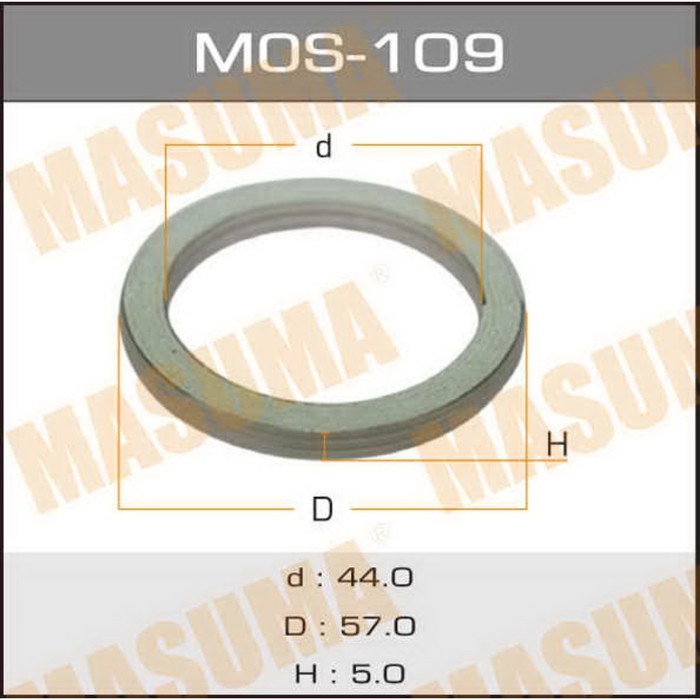 Уплотнительное кольцо под выхлопной коллектор MASUMA MOS109