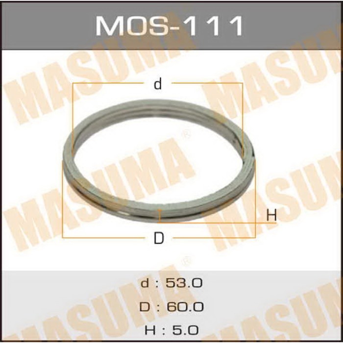 Уплотнительное кольцо под выхлопной коллектор MASUMA MOS111
