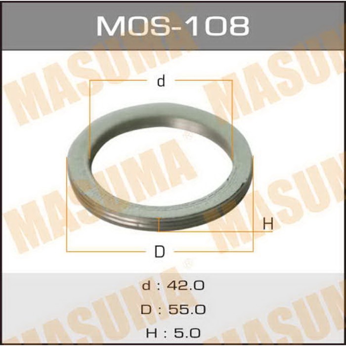 Уплотнительное кольцо под выхлопной коллектор Masuma MOS108