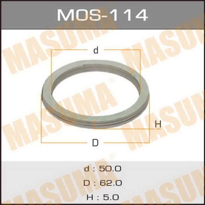 Уплотнительное кольцо под выхлопной коллектор Masuma MOS114