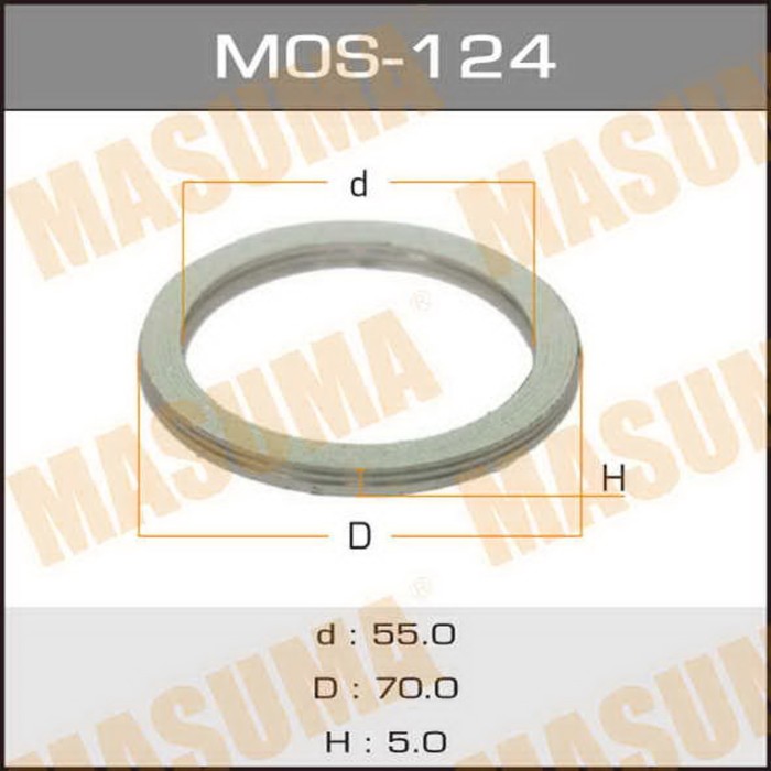 Уплотнительное кольцо под выхлопной коллектор Masuma MOS124