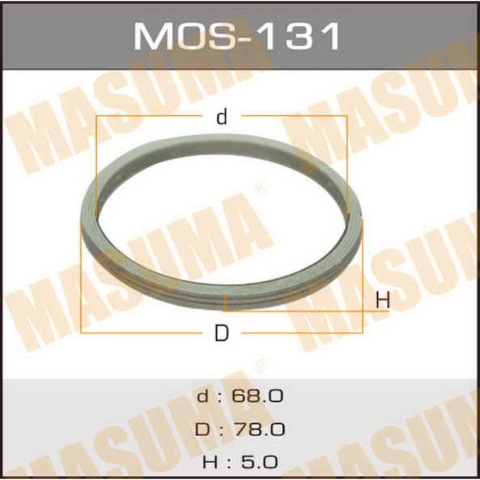 Уплотнительное кольцо под выхлопной коллектор Masuma MOS131