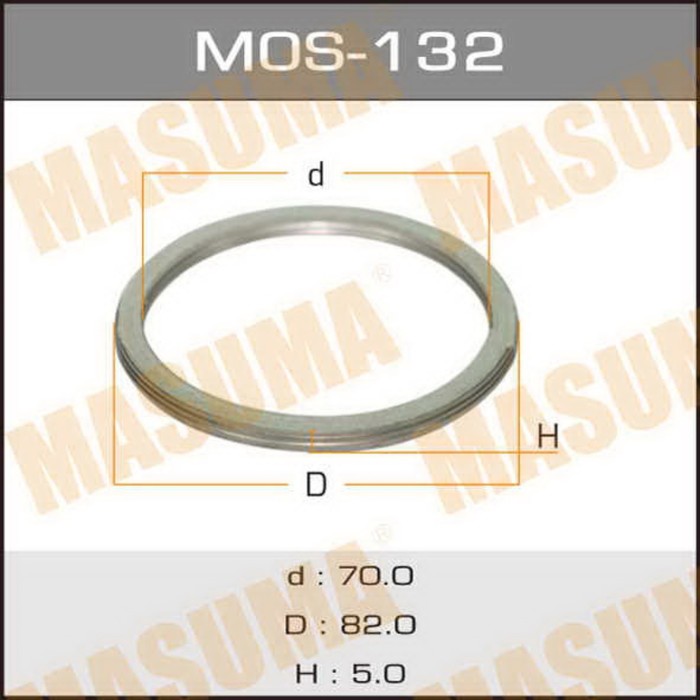 Уплотнительное кольцо под выхлопной коллектор Masuma MOS132