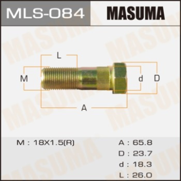 Шпилька для грузовика  Masuma MLS084