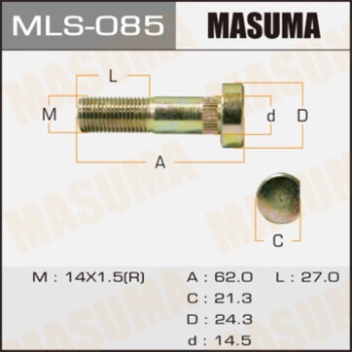 Шпилька для грузовика  Masuma MLS085