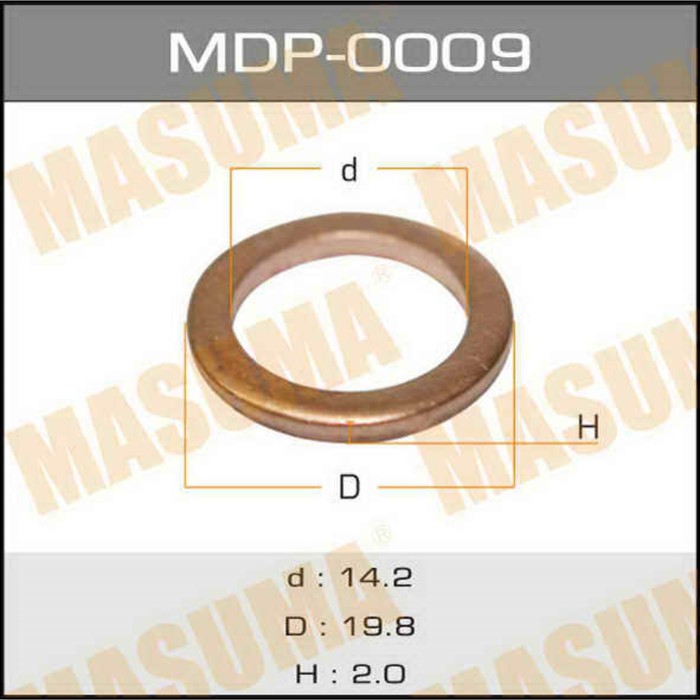 Шайбы для форсунок  Masuma mdp0009