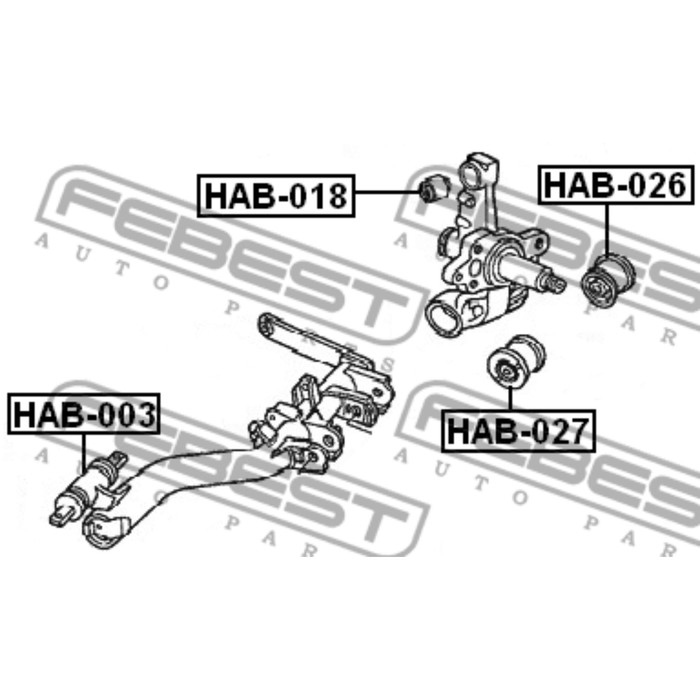 Hab-077. Сайлентблок заднего верхнего рычага хонда срв 2 2. Hab перевод. Lieb. Hab перевод.