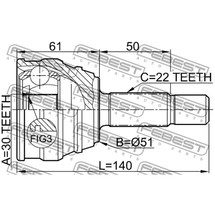 65 30 51. FEBEST 0210e11 шрус 0210-e11. Шрус FEBEST 2310-029. FEBEST шрус наружный 27x65x30. FEBEST 2310029 шрус внешний.