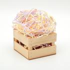Наполнитель бумажный для коробки с подарком «Нежность», цвет микс, 50 г - фото 11578731