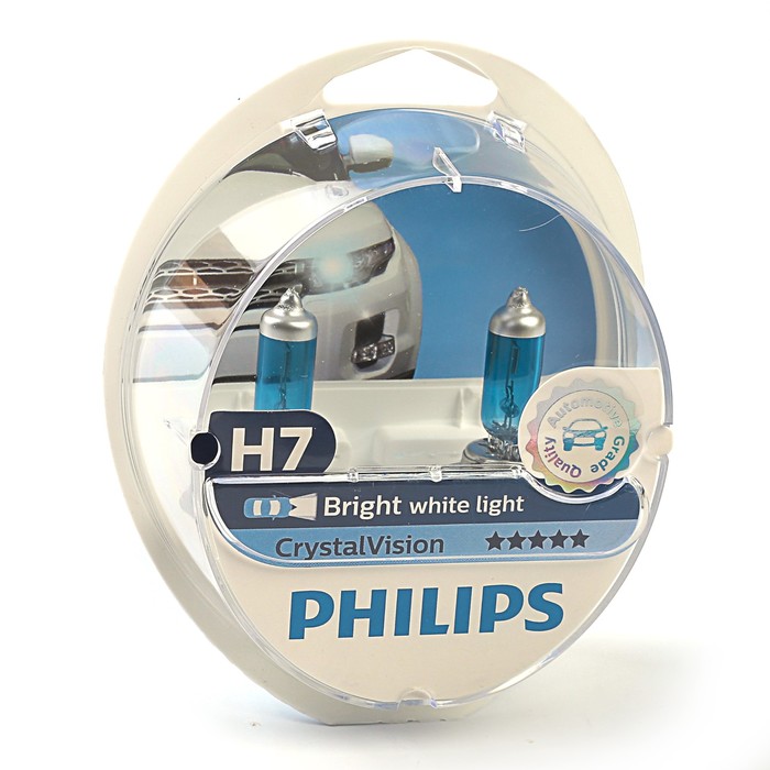 Philips h7 купить. Philips h7 12v 55w Crystal. Philips Crystal Vision 4300k. Philips h7 (55w 12v) Crystal Vision 2шт. Philips CRYSTALVISION 12972cvsm h7.