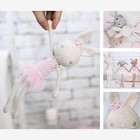 Amigurumi: Soft toy "the Bunny lady", knitting bag, 10 × 4 × 14 cm