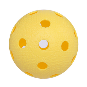 Мяч для флорбола MR-MF-Va, пластик, IFF Approved, цвет жёлтый