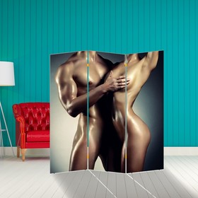 Ширма "Мужчина и женщина", 160 × 150 см