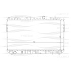 Радиатор охлаждения двигателя FREE-Z KK0129 3509224 - фото 77973
