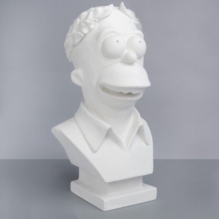 Гипсовая фигура. Известные люди: Бюст Симпсона, 41.5x21.5x22 см