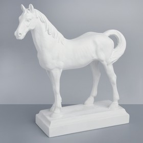 Гипсовая фигура лошадь, 28 x 9,5 x 29,5 см