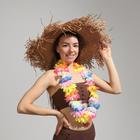 Hawaiian necklace "Fantasy flowers" Hawaiian necklace "Fantasy flowers"