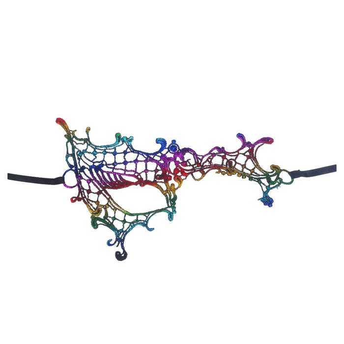 Карнавальная маска &quot;Таинственная незнакомка&quot; ажур