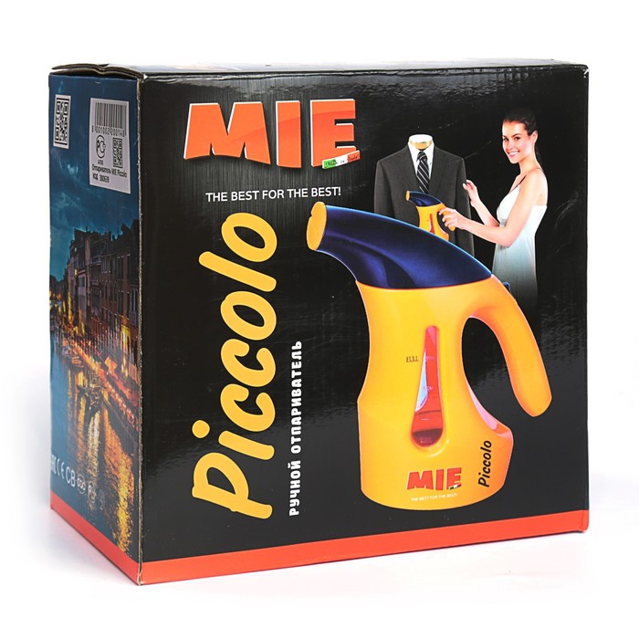 Отпариватель ручной MIE Piccolo, 1200 Вт, 0.5 л, 40 г/мин, оранжевый - фото 38829