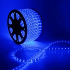 Световой шнур Luazon Lighting 13 мм, IP65, 100 м, 36 LED/м, 220 В, 2W, постоянное свечение, свечение синее - фото 220868