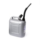 Канистра ГСМ Oktan METAL, 10 л, пластиковая, серая 3501246 Канистра ГСМ Oktan METAL, 10 л, пластиковая, серая 3501246