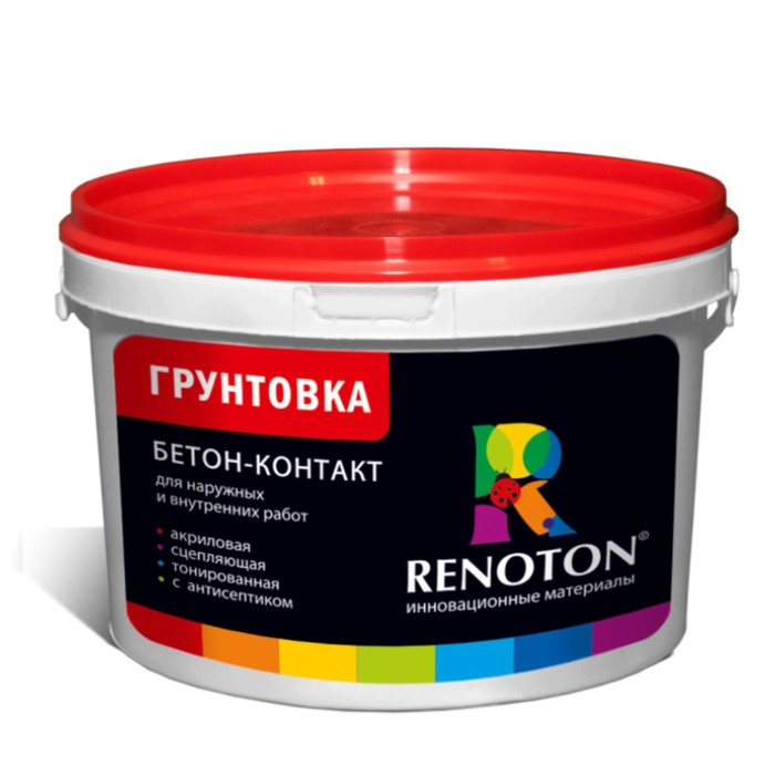 Грунтовка ВДАК «RENOTON» Бетон контакт, 4кг