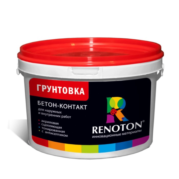 Грунтовка ВДАК «RENOTON» Бетон контакт, 14кг